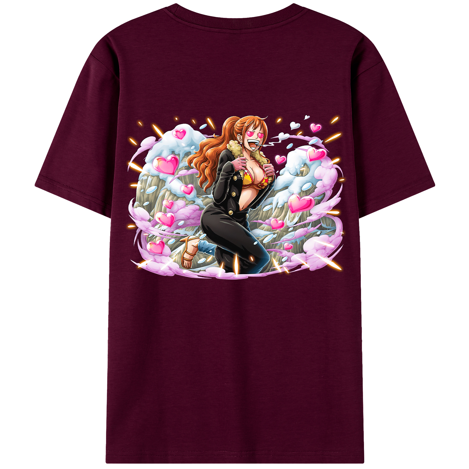 （画像用） ワンピース ナミ ONE PIECE Nami レディース半袖Tシャツ(バックプリント)